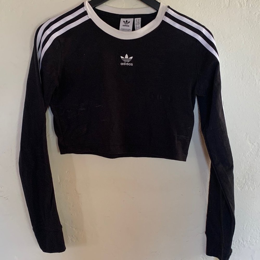 Adidas Long Sleeve Crop Top
